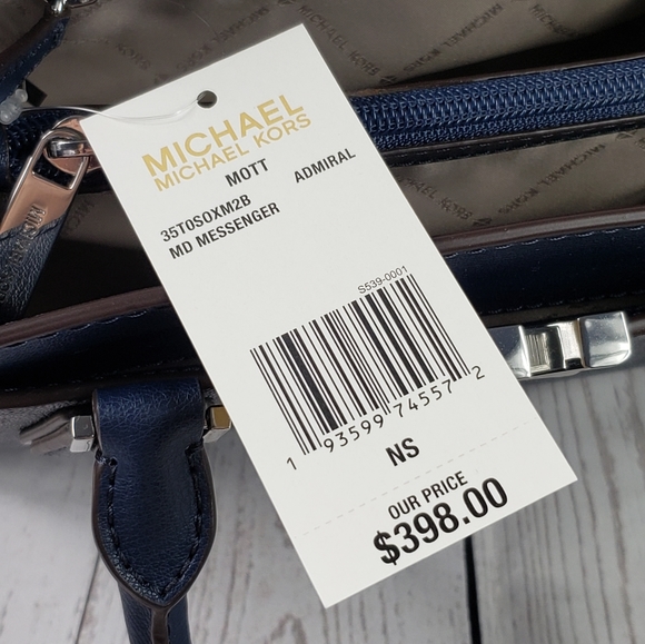 Michael Kors Mott MD Satchel SET Blue - Picture 6 of 11